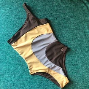 Brazilian Bathing Suit One Piece One Sholder Strap